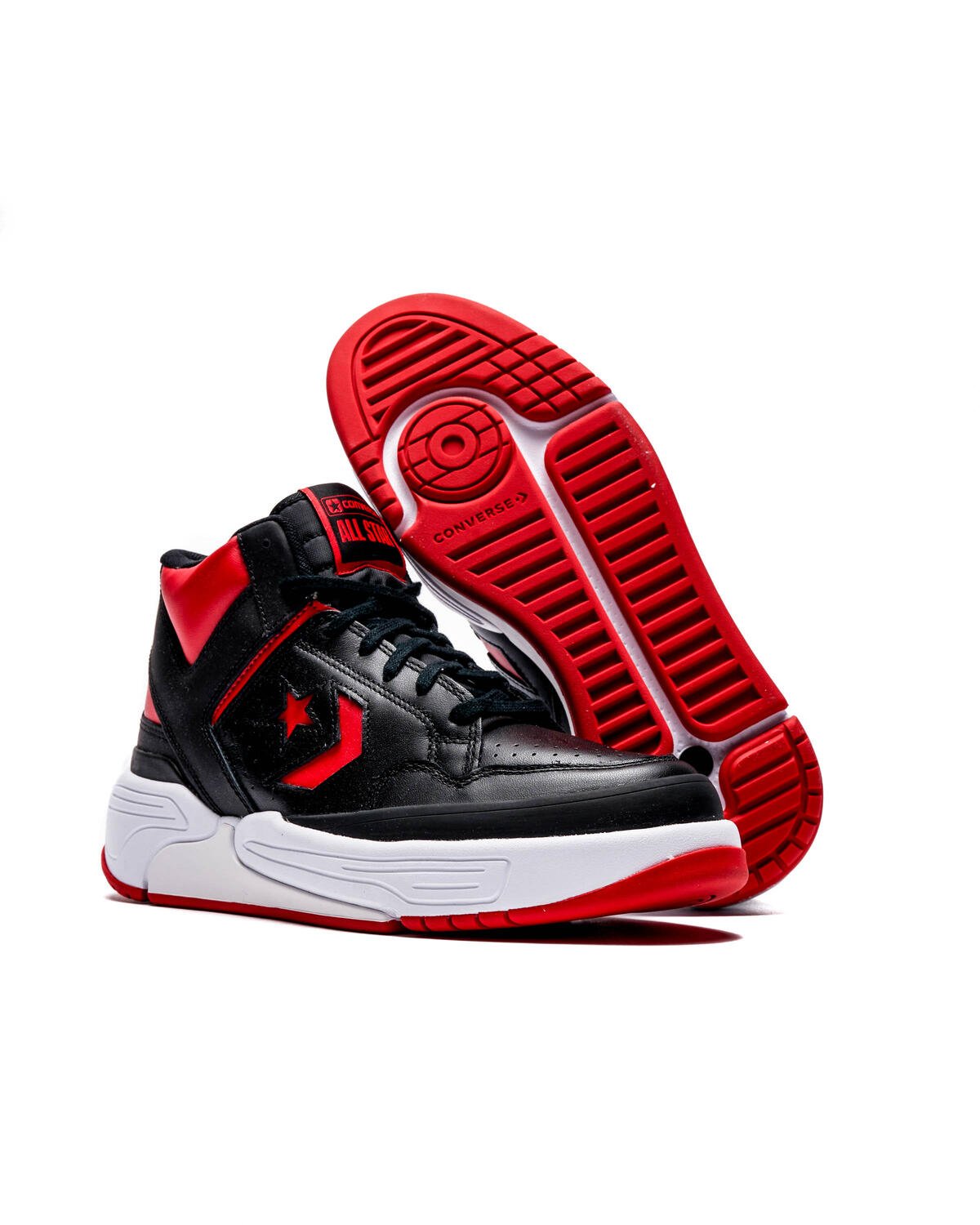 Converse weapon hotsell red and black